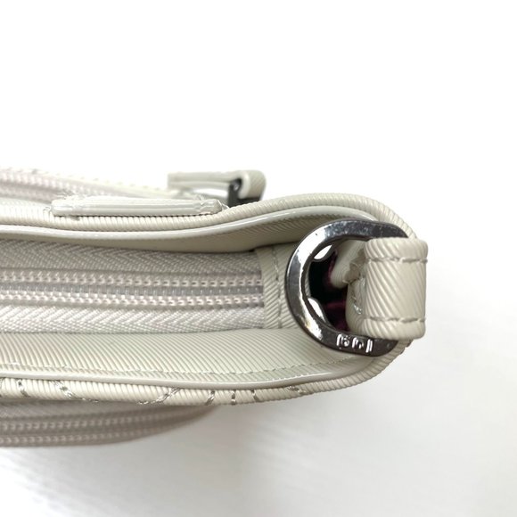 Lug Flyer Bag Ivory Cream Small Crossbody Quilted Convertible Belt Bag New - Picture 4 of 12